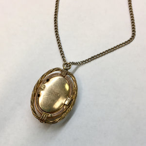 Vintage Cameo Pendant Locket
