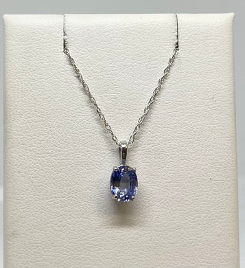 Oval Tanzanite Pendant