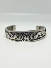 Load image into Gallery viewer, Aztec Silver Cuff
