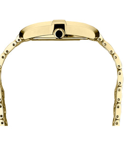 Black and a Gold Square Mens Watch