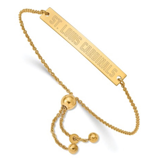 St. Louis Cardinals Bar Bolo Bracelet