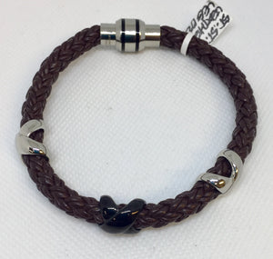 Men’s Brown Leather Bracelet