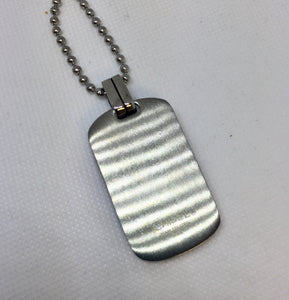 Men’s Stainless Steel Dog Tag Cross Necklace