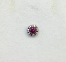 Load image into Gallery viewer, Custom Made Rhodolite Garnet Tie Tac