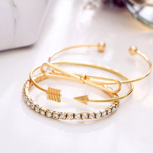 Load image into Gallery viewer, 3 Piece Arrow Bracelet Set