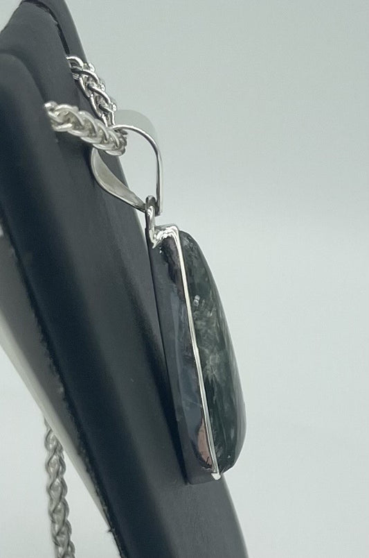 Serpentine Triangular Pendant