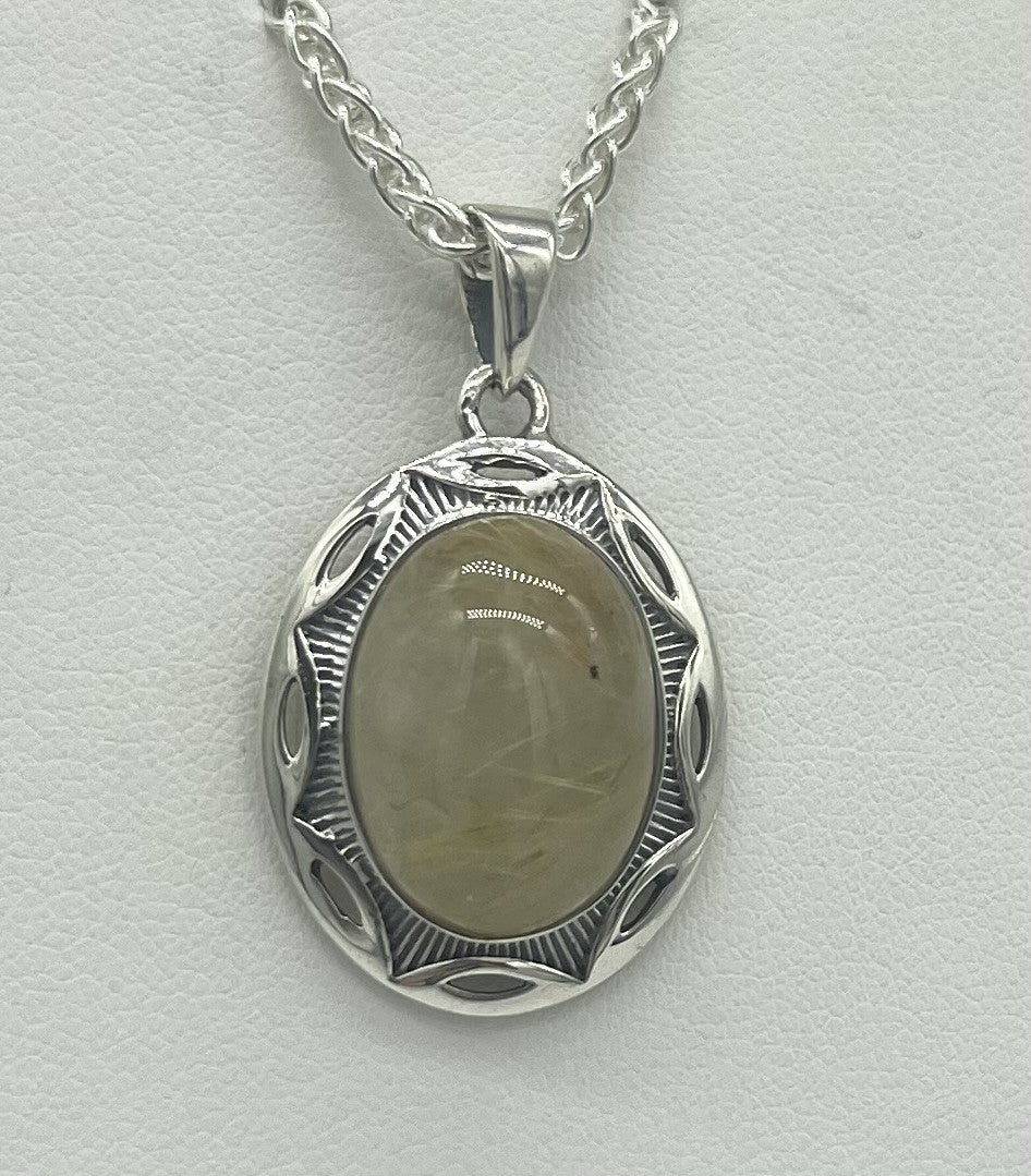 Rutilated Quartz Pendant