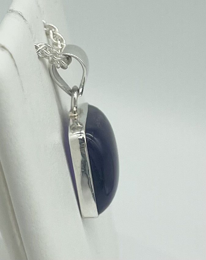 Square Amethyst Pendant