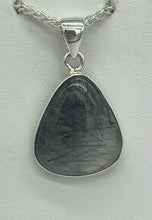 Load image into Gallery viewer, Triangular Rutilated Quartz Pendant