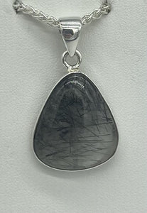 Triangular Rutilated Quartz Pendant