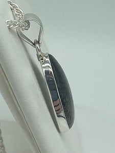 Triangular Rutilated Quartz Pendant
