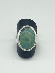 Wide Turquoise Ring
