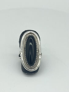 Long Onyx Ring