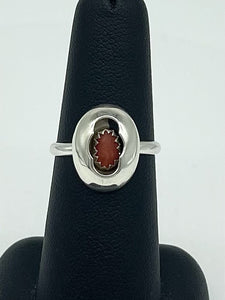 Small Coral Ring