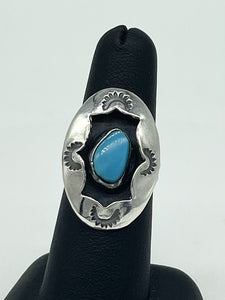 Large Aztec Turquoise Ring