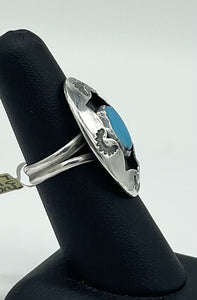 Large Aztec Turquoise Ring