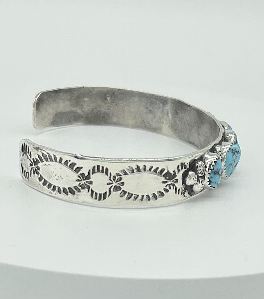 Turquoise Nugget Cuff
