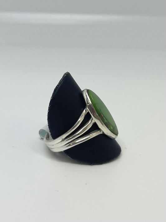 Copper & Green Turquoise Ring