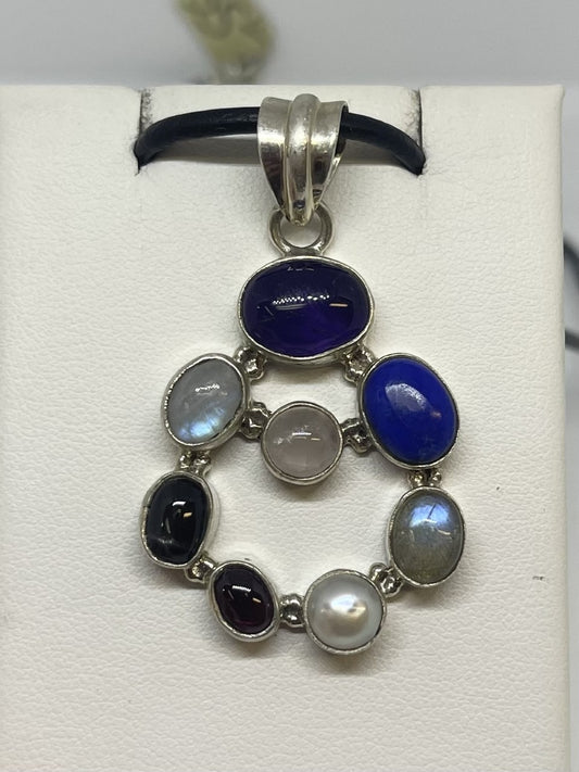 Multi Moonstone Pendant