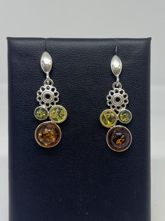 Eccentric Amber Earrings