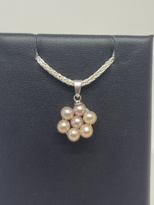 Cluster Pearl Pendant