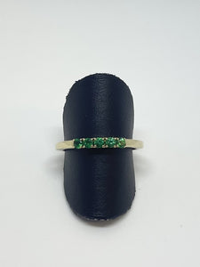 Emerald Stackable Ring