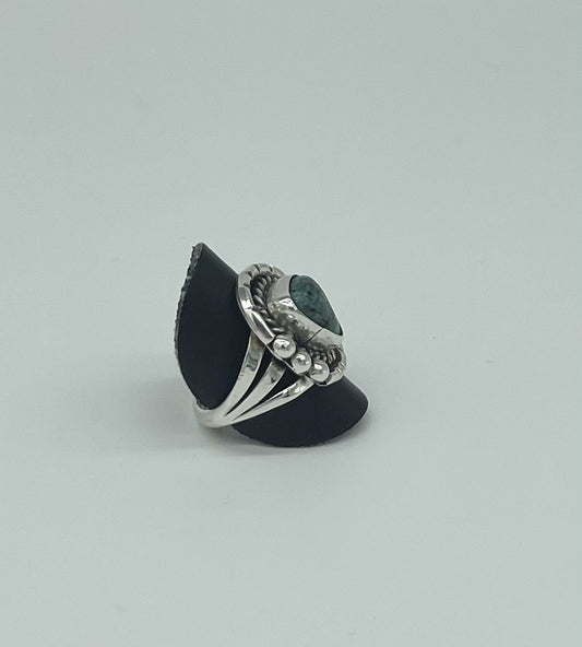Triangular Turquoise Ring