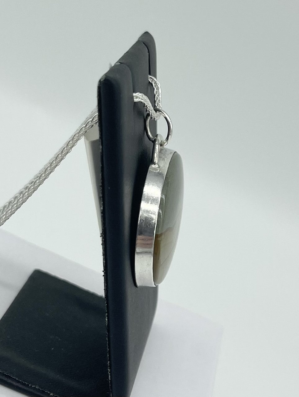 Oblong Picture Jasper Pendant